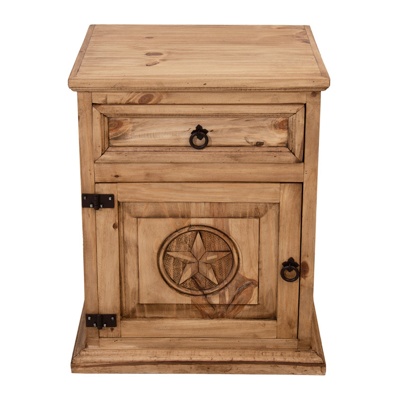 La table de chevet Kodah, Beige