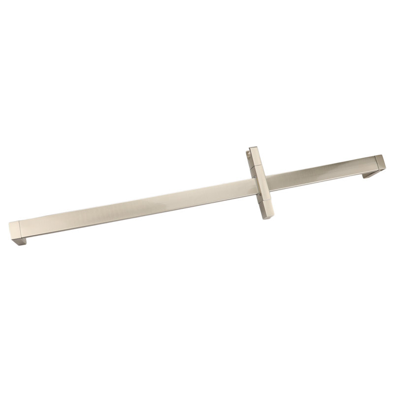 Système de douche complet à contrôle de température Madison avec valve brute, Nickel brossé