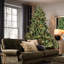 Arbre de Noël de 4 pi, 150 lumières UL, 673 pointes en PE réalistes, base large pour grands centres de table dans des espaces plus grands, branches à charnières à installation rapide, décor de centre de table en métal renforcé, stable