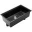 Évier de cuisine encastré 30 po en granite à cuve simple encastrable pour bar pour véhicule récréatif