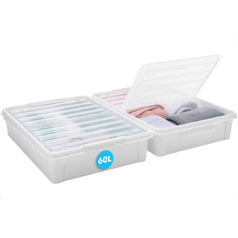 Beachcrest Home Underbed Storage