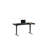 Sequel 20 Glass Top Metal Base Writing Desk-50653214-50653215