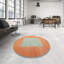 Tapis contemporain orange / bleu-1058319877