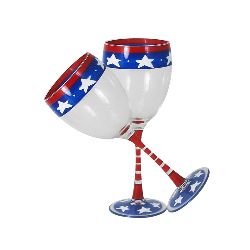Verre à vin 11 po Patriotic