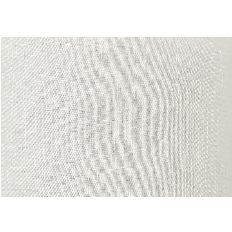 Lampe de plancher de style moderne avec base en métal noir de 63 po de hauteur, abat-jour de couleur ivoire / crème, Noir