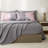 King Size Comforter Set,Pink Floral Bedding Sets 7 Pieces Bed in a Bag with Sheets, Pillowcases & Shams-113298754-113298752