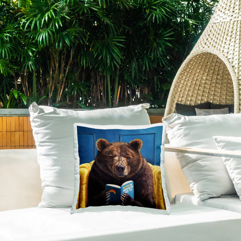 Coussin d'extérieur Brown Bear
