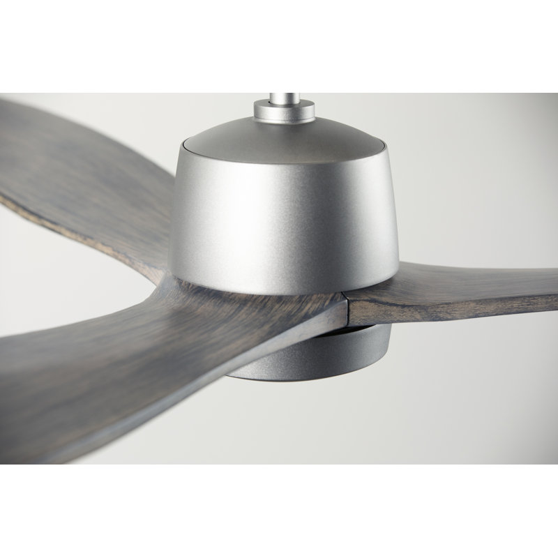 Arbor Downrod Ceiling Fan, Wall Control, Graywash, Graphite