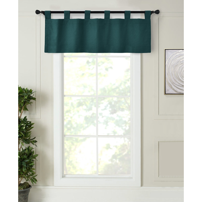Cantonnière isolante de couleur unie 40 po Mcowenen, Vert veille de nuit