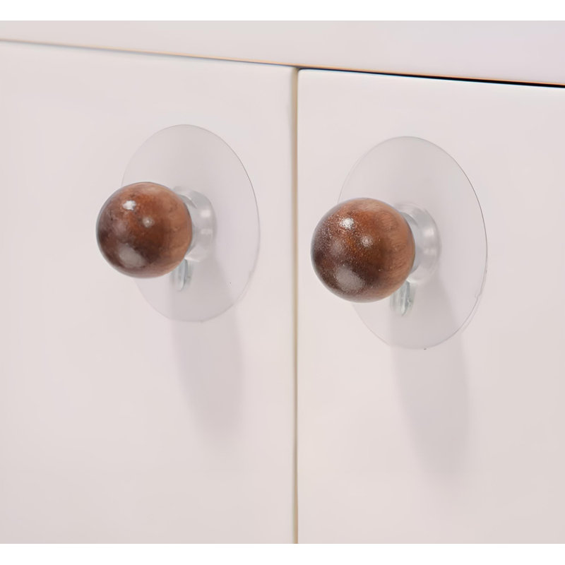 Poignée d'armoire auto-adhésive, bouton à un trou