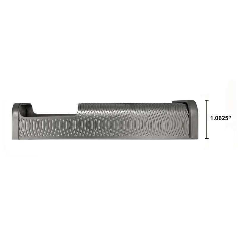 Couvre-sonnette Waves, Argent nickel