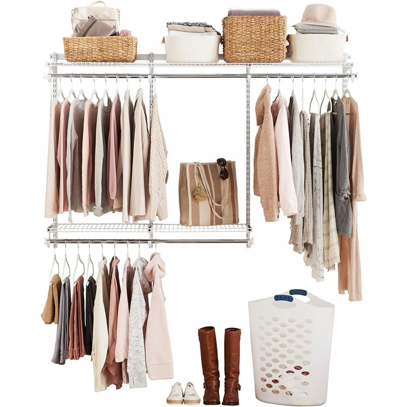 Configurations Custom Closet Kit, 3-6 Ft. Adjustable ...