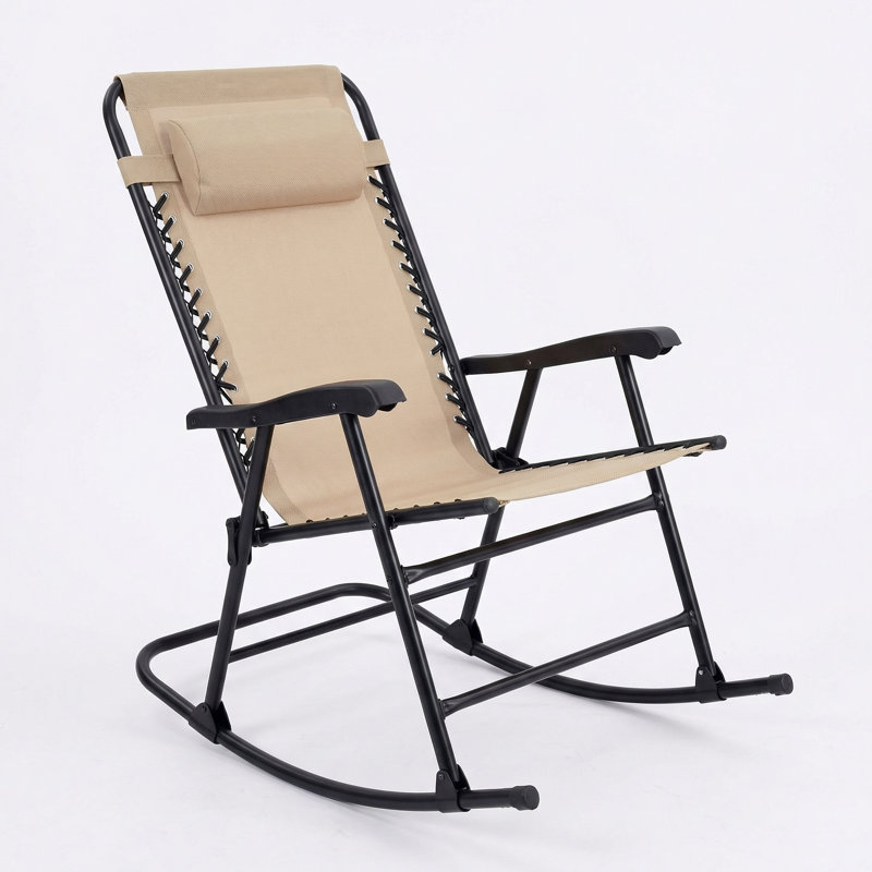 2 chaises longues pliantes, kaki, Kaki