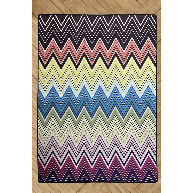 Luxurious Area Rug, 100% Polyester, 4.6 x 6.2 ft | Antibacterial, Non-Slip Underside, 0.4 in Pile Height | Machine Washable, Durable Design, Perfect for Living Room & Bedroom Décor | Soft & Easy to Clean