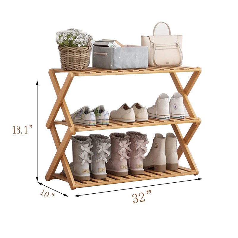 Bamboo Foldable Shelf Color, Natural