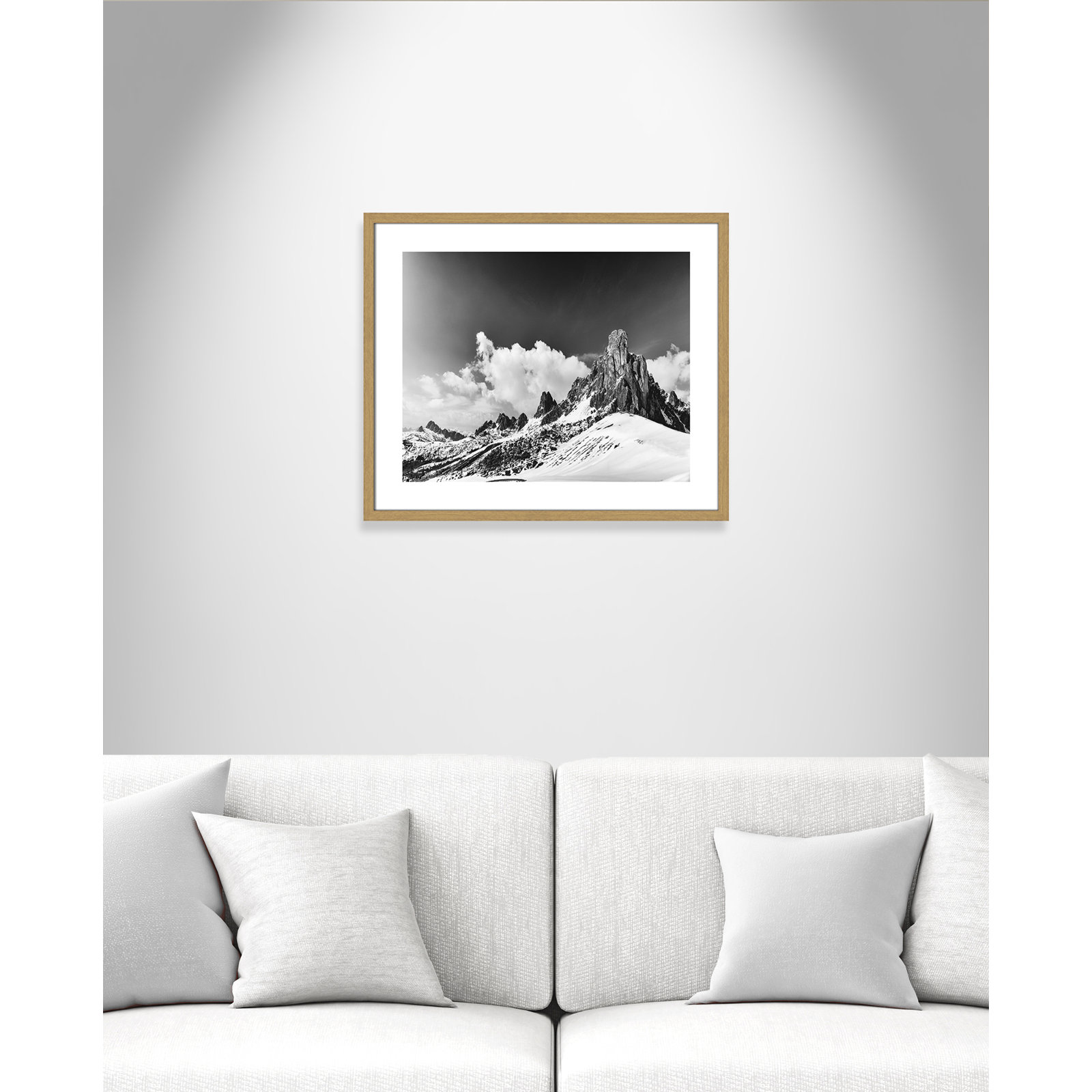Dragon's Tail by Lars Van De Goor, 21.5" H x 25.5" W x 0.75" D, Natural Framed