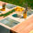 Polyester Abstract Rectangle Placemat