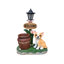 Décoration de jardin pour chien Corgi assis