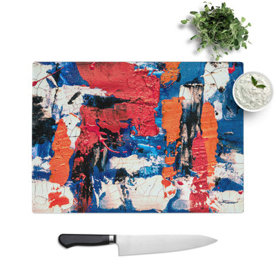 Tempered Glass Art Painting Vol.322 Chopping Board