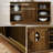 47" Sideboard & Media Console - Fluted 2-Door Cabinet w/Solid Wood Feet-556914996