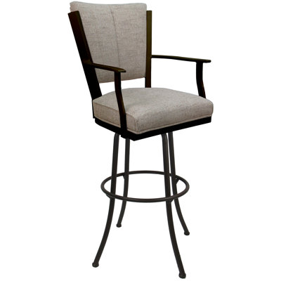 Très grand tabouret pivotant en métal Varges