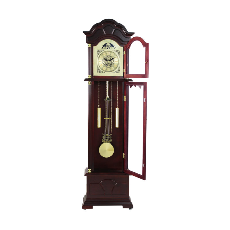 71.25'' H Wood Grandfather Clock