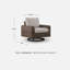 Chaise longue pivotante avec coussin Angel Island