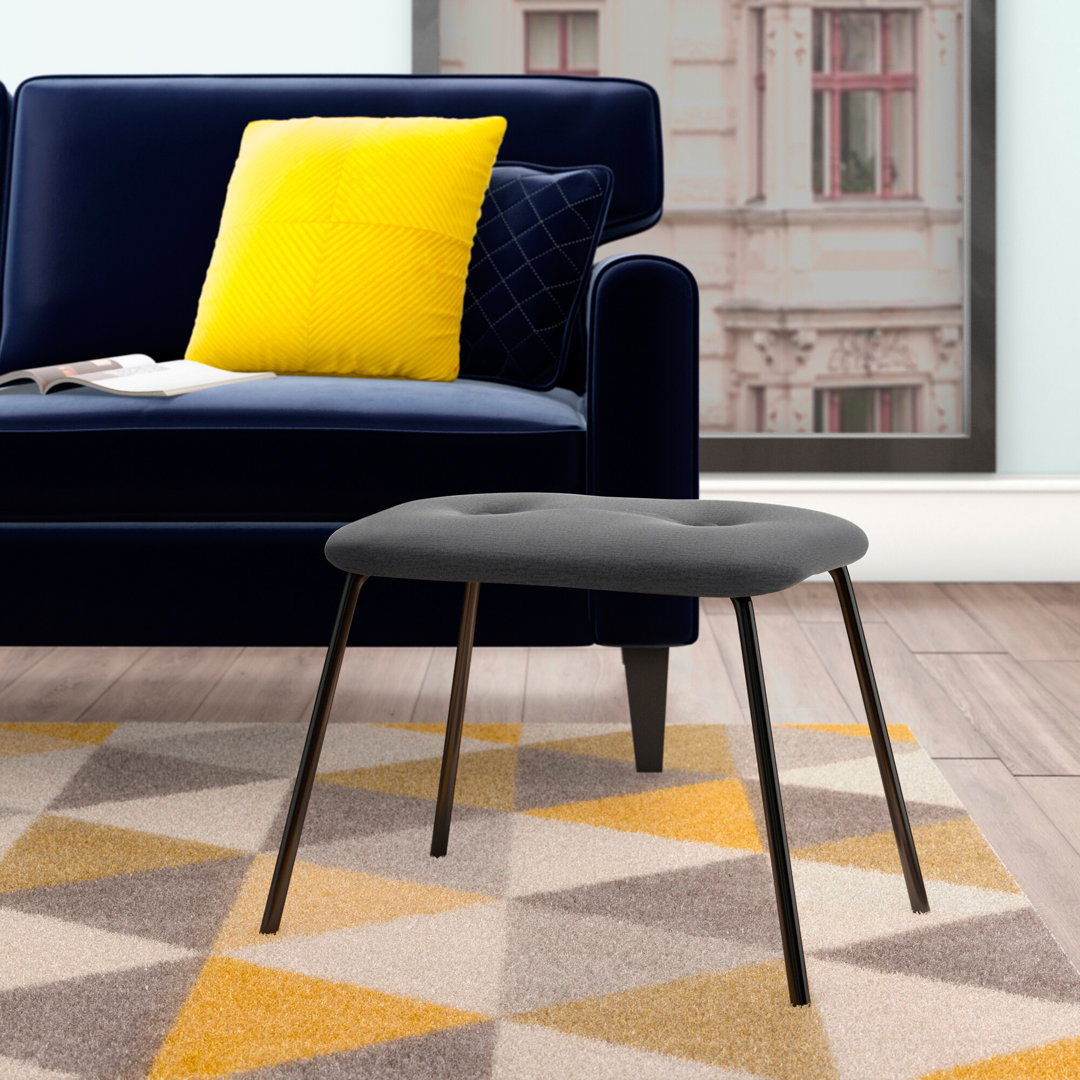 Keira 55Cm Wide Rectangle Footstool Ottoman