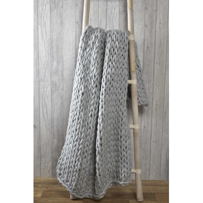 Cambel Cable Knit Throw Blanket