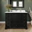 Ensemble de meuble-lavabo simple autoportant 48 po avec plateau en quartz Deborah-98141130-98141126-98141129