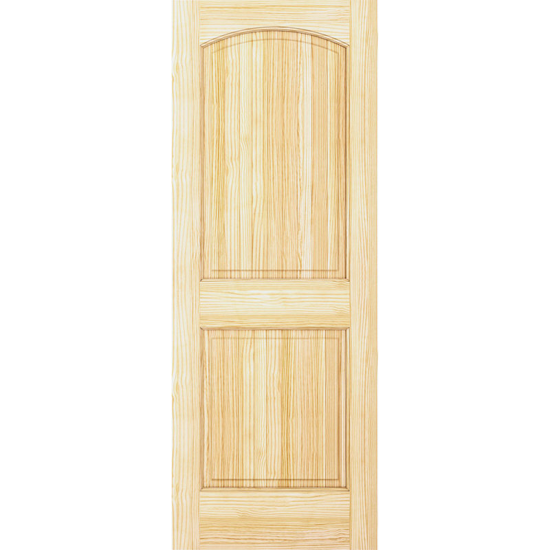 Porte de colonial à dalles en bois massif fabriqué à panneau massif, 32 po x 80 po