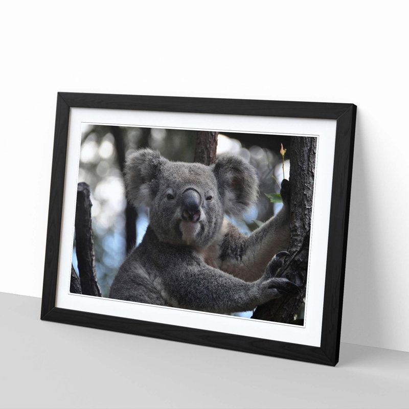 Single Picture Frame Print, Black