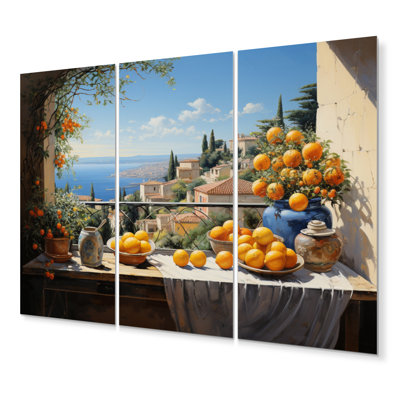 French French Bliss In Provence II - ensemble de reproductions d'art mural en métal français