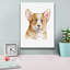 Art mural en toile Winston Porter «Dog Portrait 2» par Katrina Pete, 12 po x 16 po