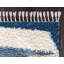 Tapis bleu à motif géométrique Mitzy-195286708