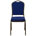 Navy Blue and Gold Dot Patterned