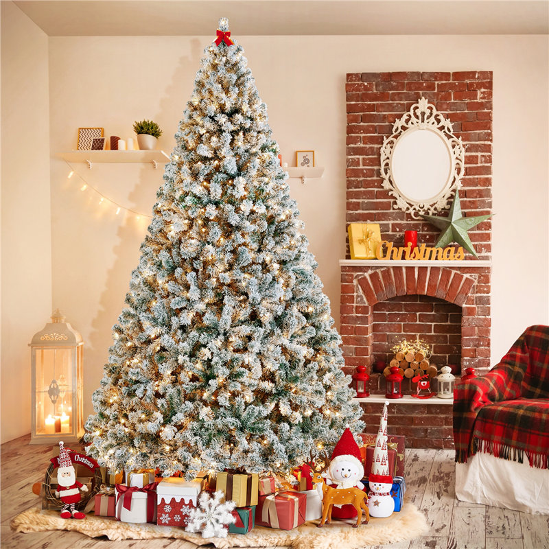 Arbre de Noël artificiel Ericka, Poteau d'angle H 9 pi