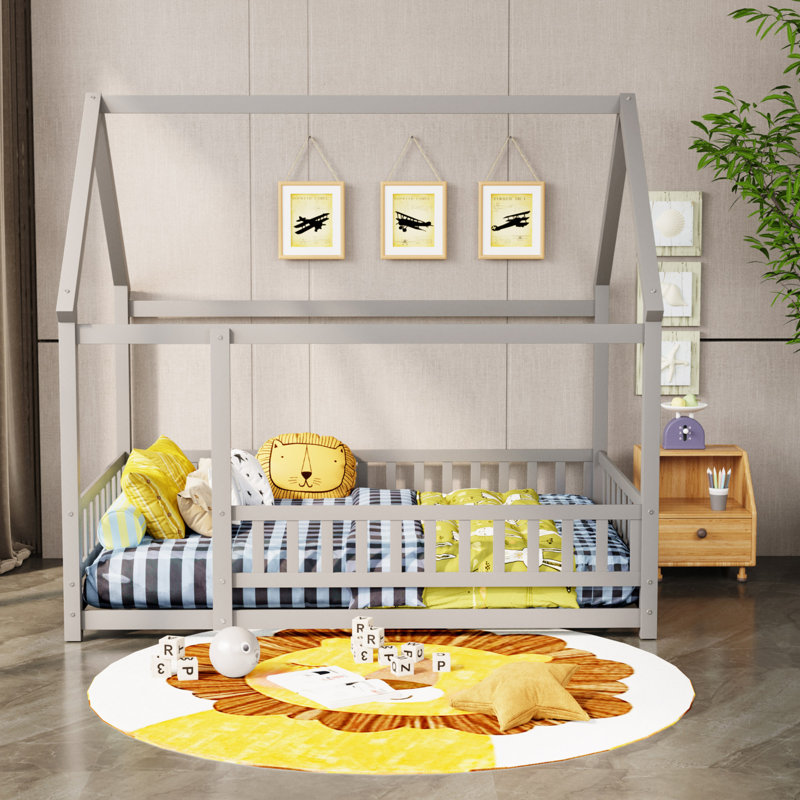 Saxman Standard Bed, Full, Gray