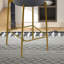 Tabouret de bar rembourré avec cadre en métal (ensemble de 2)-101503567