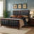 Vegan Leather Bed-343554408