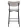 Medfield 26'' Modern Upholstered Bar Stools with Curved Backrest