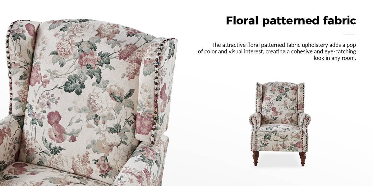 Anndi Upholstered Wingback Accent Chair