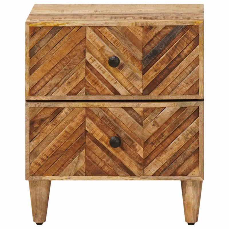 40cm W Solid Wood Bedside Table