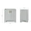 Base de meuble-lavabo simple 30 po Sawyer-51285045