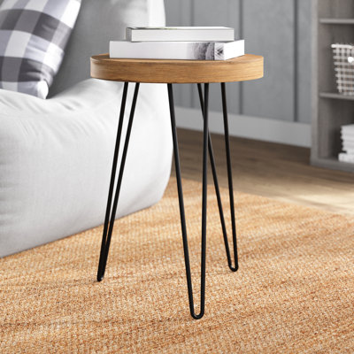 Huckabee Solid Wood Top End Table
