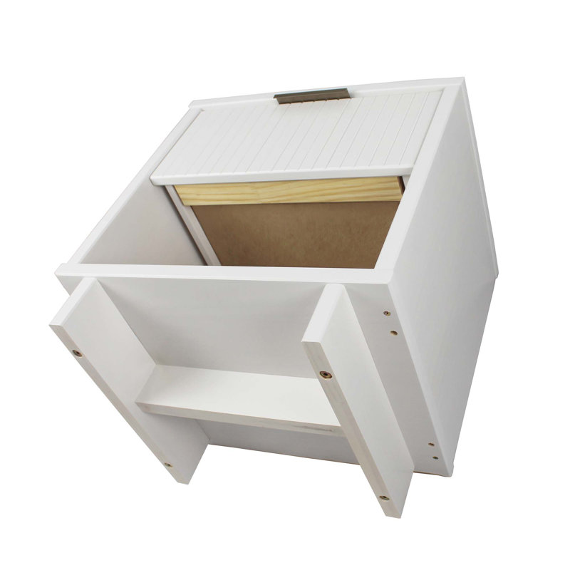 Granville 18" Nightstand In White  (Only Nightstand), White