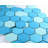 Monet 11"x12" Glossy Porcelain Hexagonal Mosaic Floor and Wall Tile-108579765