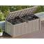 Boîte de rangement verrouillable 150 gallons, durable et résistante aux intempéries