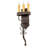Rustic Lodge Candle Wall Light