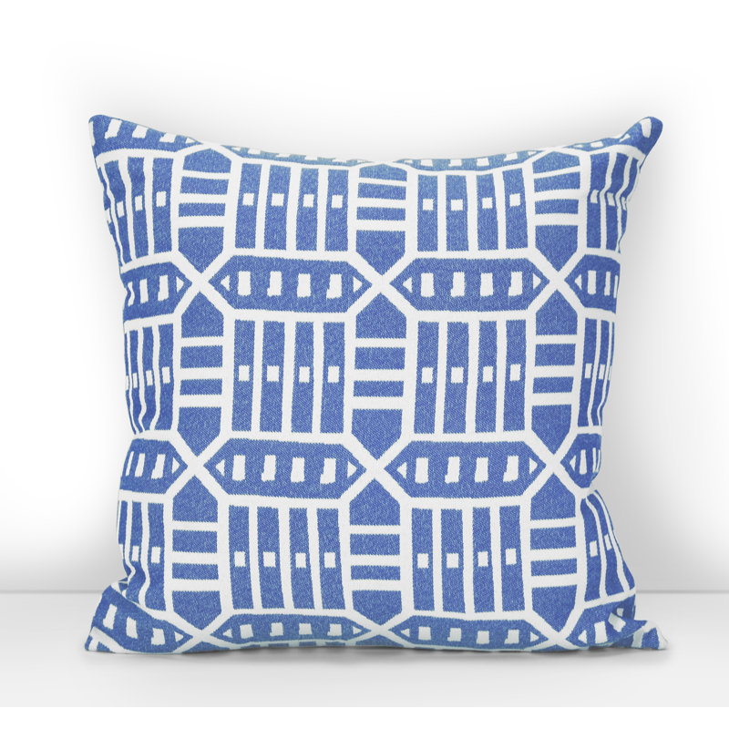 Housse et insert de coussin d'extérieur carré Pacifica, Roland bleu, H 24 po x l 24 po